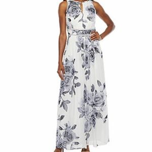 Women’s long dress, fully lined.  Was worn at a summer wedding.